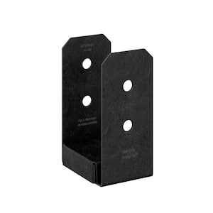 Outdoor Accents Avant Collection ZMAX, Black Powder-Coated Post Base for 4x4 Actual Rough Lumber