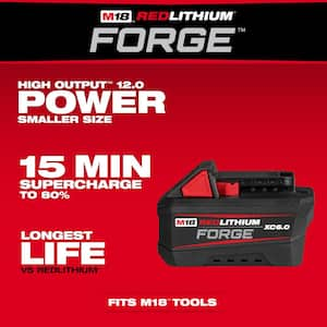 M18 18V 6.0 Ah Lithium-Ion REDLITHIUM FORGE Battery (2-Pack)