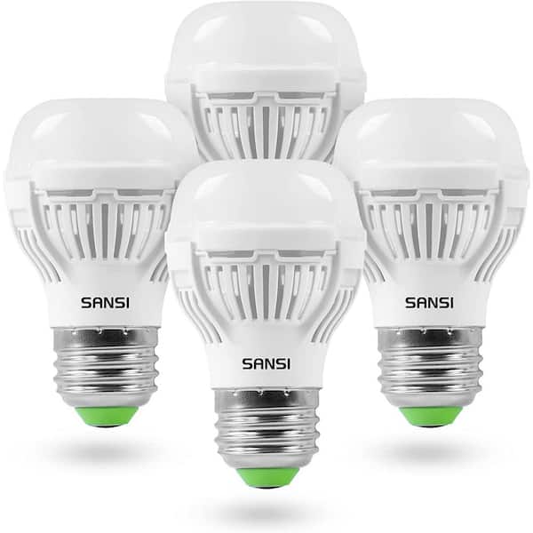 60-Watt Equivalent A15 E26 Cool White (4000K) Non-Dimmable LED Light Bulb (4-Pack)