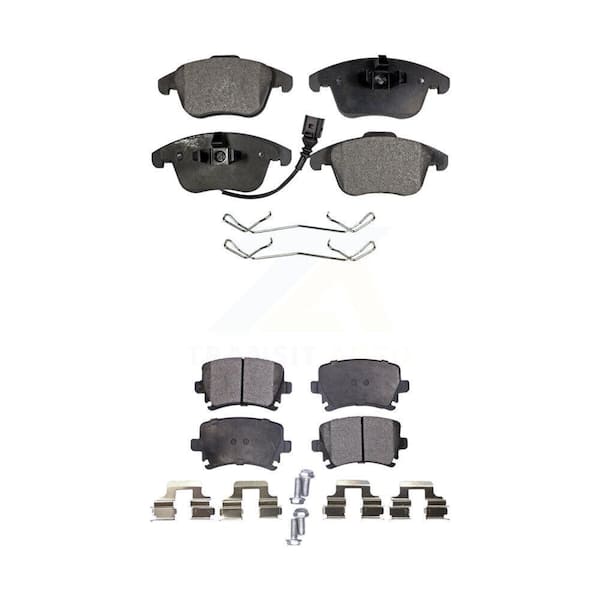 TEC Front Rear Ceramic Brake Pads Kit For Volkswagen Tiguan Audi Q3 Limited Quattro KTC-100168