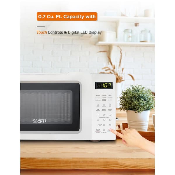 CHM770W 0.7. Cu. ft. Chef Commercial Microwave - White
