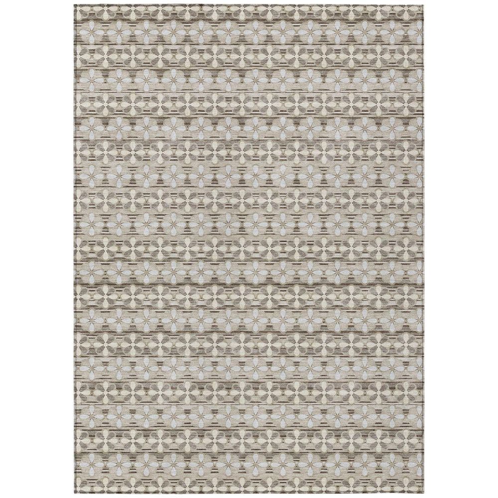 Chantille Machine Washable Indoor/Outdoor Abstract ACN2695 Ivory 9 ft. x 12 ft. Area Rug price history on PriceWatchPro