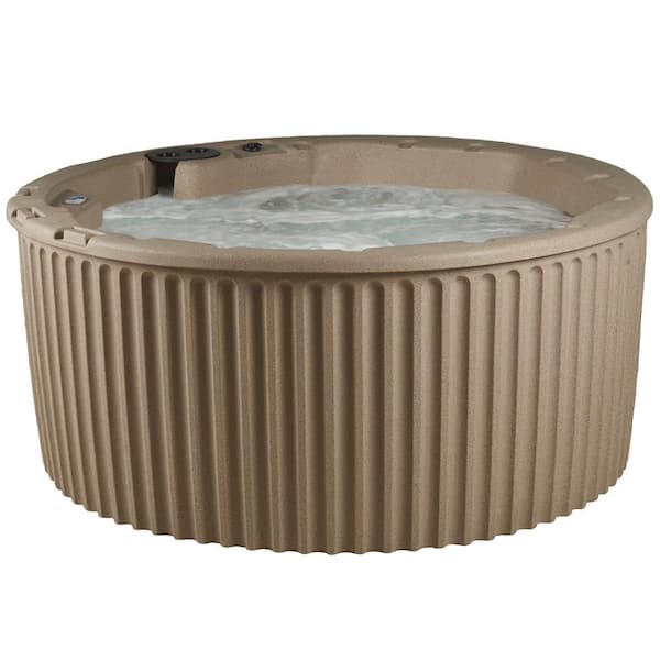 Outback 5-7 Person, 20-Jet 120 V Hot Tub, Contour Seating with Passive Therapy and Soothing Massage Feature, Cobblestone