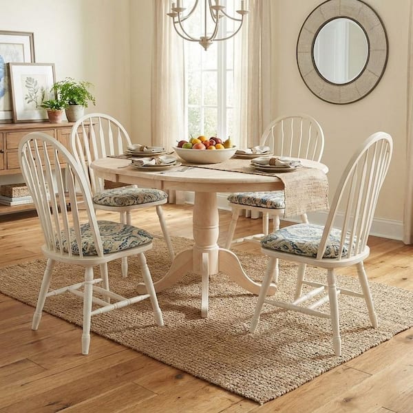 Unfinished Extension Pedestal Dining Table