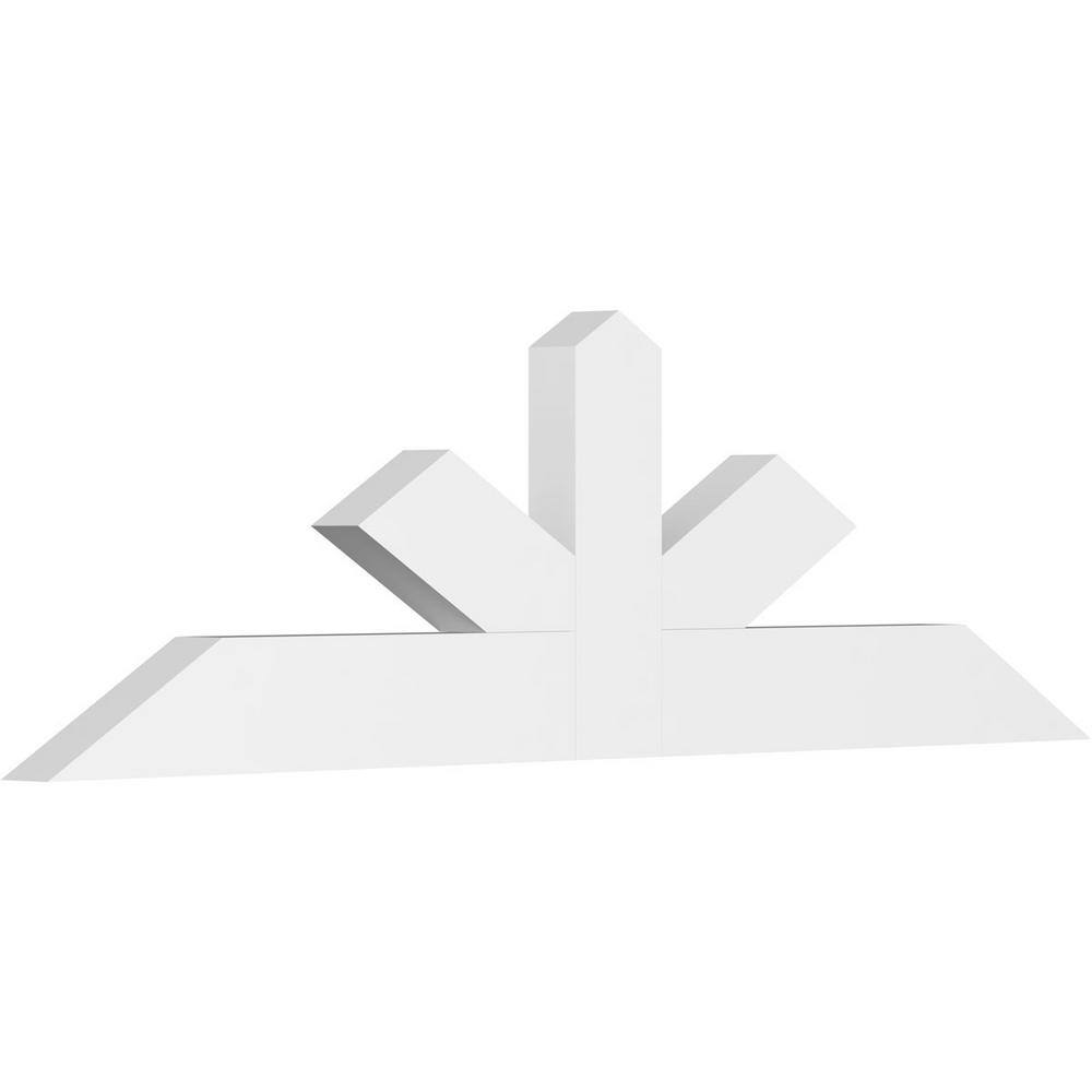 48 in. W x 14 in. H x 2 in. D x 4 in. F, 7/12 Pitch, Saratoga Signature Urethane Gable Bracket, Primed Tan price history on PriceWatchPro