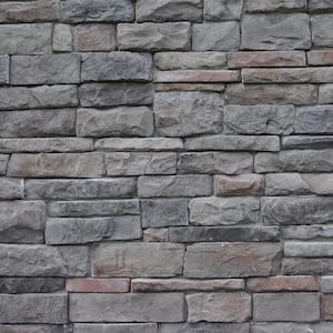 Traditional 1.5 in. to 4 in. x 5 in. to 9 in. Highland Ledge Stone Concrete stone Veneer (8 sq. ft./bx)