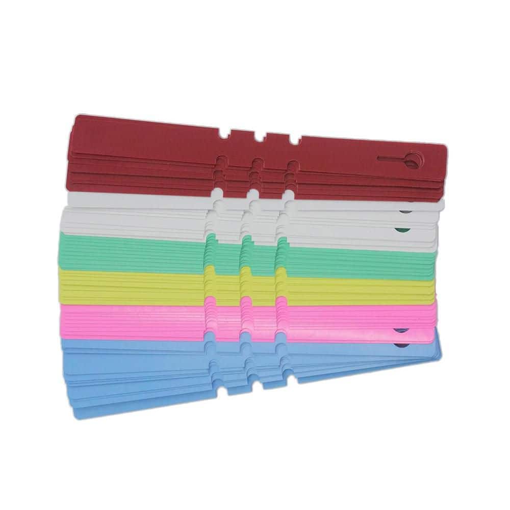 120-Pieces 6 Colors Plastic Plant Labels Wrap Around Tree Tags Markers, Adjustable Nursery Garden Labels price history on PriceWatchPro
