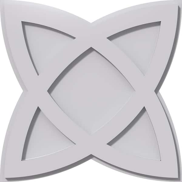 Ekena Millwork 1 in. P X 6 in. C X 16 in. OD Cosmo Architectural Grade PVC Contemporary Ceiling Medallion