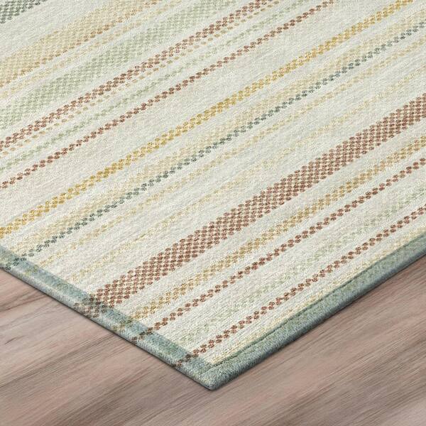 Chantille Machine Washable Indoor/Outdoor Abstract ACN3106 Cream 10 ft. x 14 ft. Area Rug