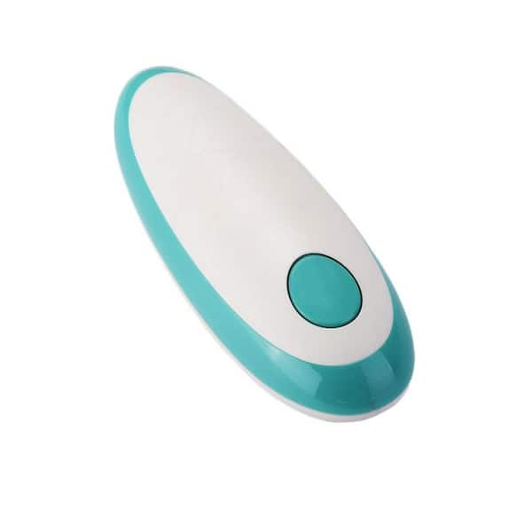 Electric Can - Handheld Opener, One-Touch Automatic Can Opening with Smooth Edges, Food Safety Handheld Battery, Green