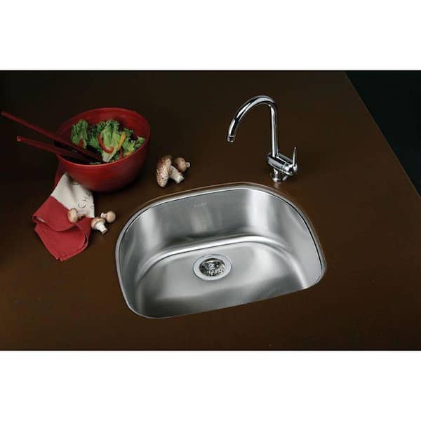 Signature Plus 24 in. Undermount Single Bowl 18-Gauge Stainless Steel Kitchen Sink Only