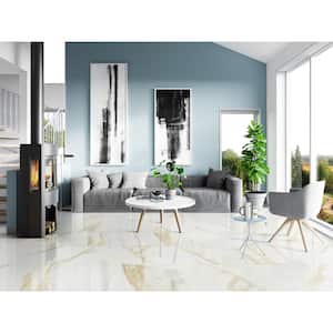 Ader Calacatta 24 in. x 48 in. Polished Porcelain Floor and Wall Tile (27 cases/432 sq. ft./pallet)