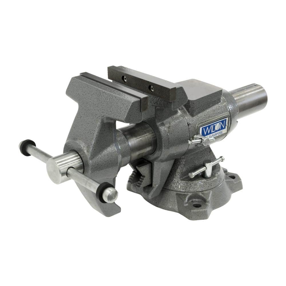 Wilton Multi-Purpose Bench Vise, 5-1/2 in. Jaw Width, 5 in. Jaw Opening,  360° Rotating Head 550P 28824 - The Home Depot