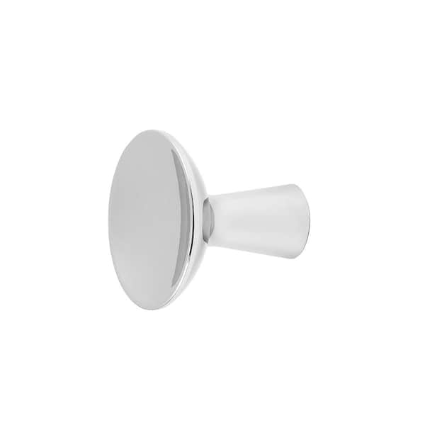 HICKORY HARDWARE Maven Knob 2-5/16 in. Dia Chrome Hook (5-Pack)