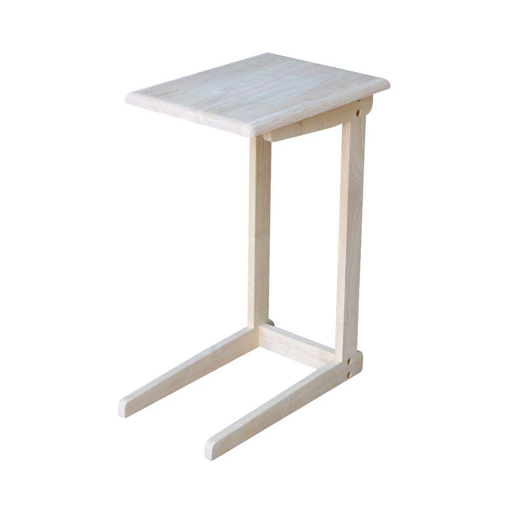 International Concepts Unfinished End Table Ot 10 The Home Depot