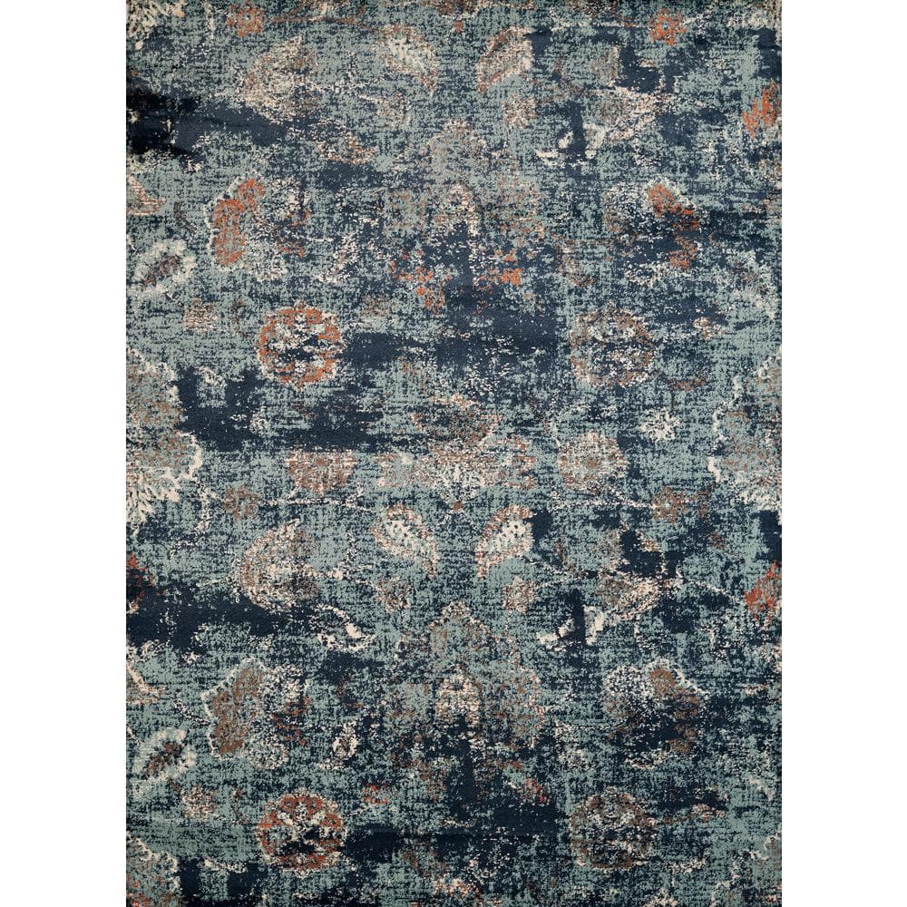 Bridges Via Vicosa Blue 2 ft. x 3 ft. Area Rug price history on PriceWatchPro