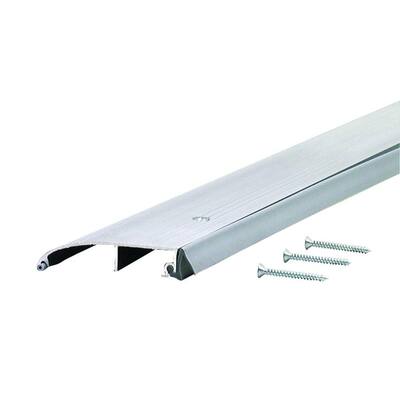 M-D Building Products Deluxe 3-1/2 in. x 85 in. Aluminum Low Bumper ...