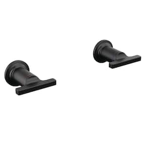 Tetra T-Lever Wall Mount Tub Filler Handle in Matte Black