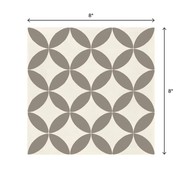 Marazzi D_Segni Stella Sand Blend 8 in. x 8 in. Glazed