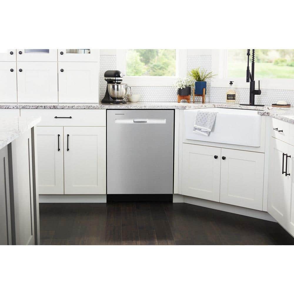 Top Control Stainless Steel Energy Star Dishwasher with Dual Power Filtration