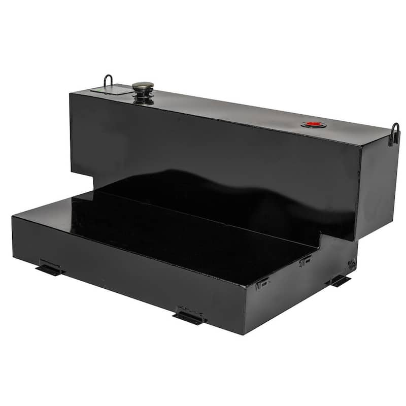 Jobox Short-Bed L-Shaped Steel Liquid Transfer Tank in Black