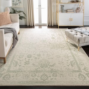 SAFAVIEH Carnegie Collection CNG662F Oriental Medallion Non-Shedding Living Room Dining Bedroom Area Rug 5'1 x 7'6 Ivory/Grey