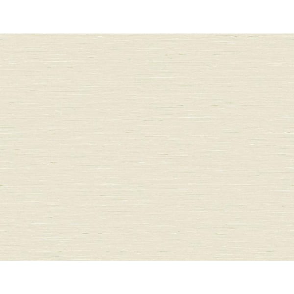 Seabrook Designs 60.75 sq. ft. Beige Bangkok Embossed Vinyl Unpasted Wallpaper Roll
