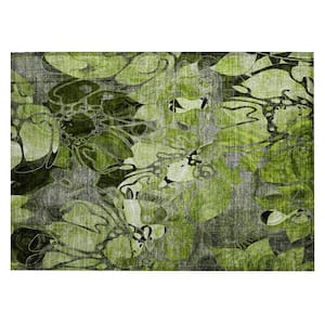 Chantille ACN558 Fern 1 ft. 8 in. x 2 ft. 6 in. Machine Washable Indoor/Outdoor Geometric Area Rug