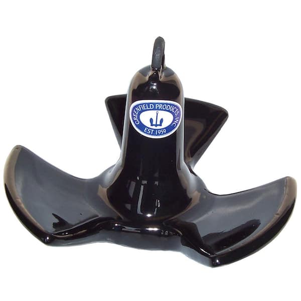 Greenfield Vinyl Coated River Anchor - Black, 16 lb.