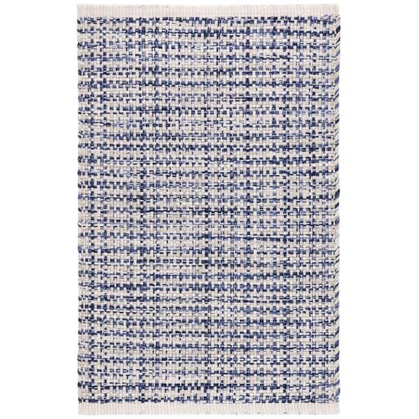 Journey Handwoven Blue 5 ft. x 8 ft. Outdoor Area Rug