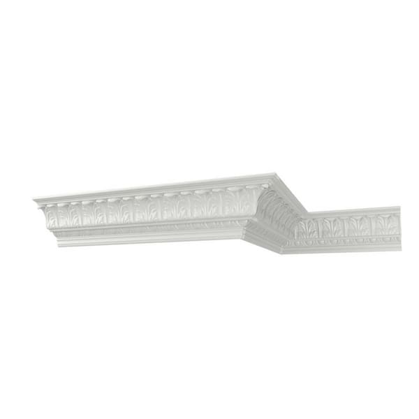Ekena Millwork McAllen 5.25 in. D x 5.5 in. W x 12 in. L Polyurethane Crown Moulding Sample