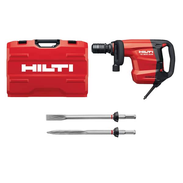 15 Amp 5.6 in. SDS-MAX Corded TE 800-AVR Concrete Demolition Hammer with Case, Handle and 2 Chisels