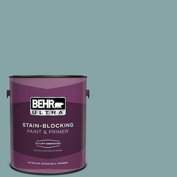 BEHR ULTRA 1 gal. #PPU13-08 Venus Teal Extra Durable Eggshell Enamel Interior Paint & Primer