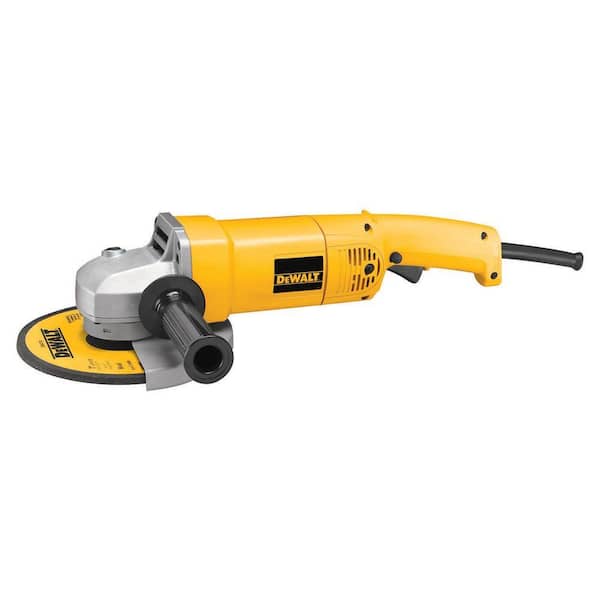 DEWALT 13 Amp 7 in. Heavy Duty Angle Grinder with Bag and Wheels DW840K -  The Home Depot