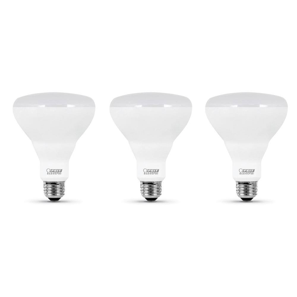 FEIT LED 65W Soft White 2700K Soft White Flood Bulb 65 Watt 4 Pack M34D 