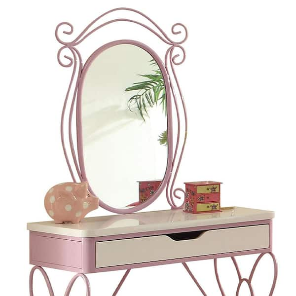 ACME Louis Philippe III Mirror in White - FurniHQ