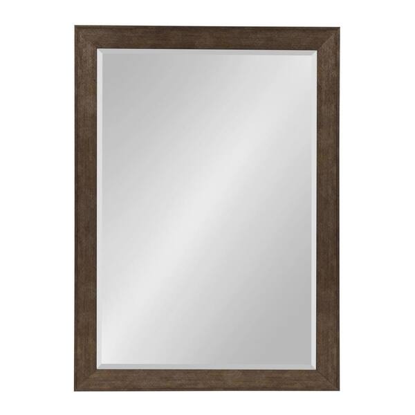 DesignOvation Coppell Rectangle Bronze Wall Mirror