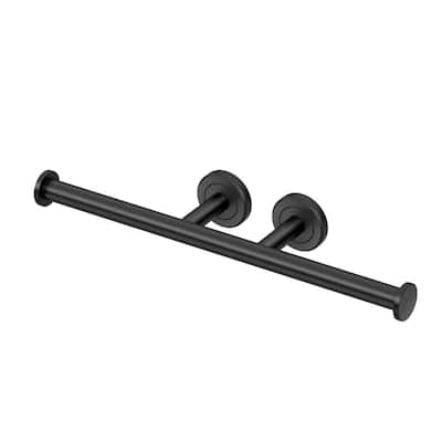 Gatco Latitude II 12 In. Grab Bar In Matte Black 850MX - The Home Depot