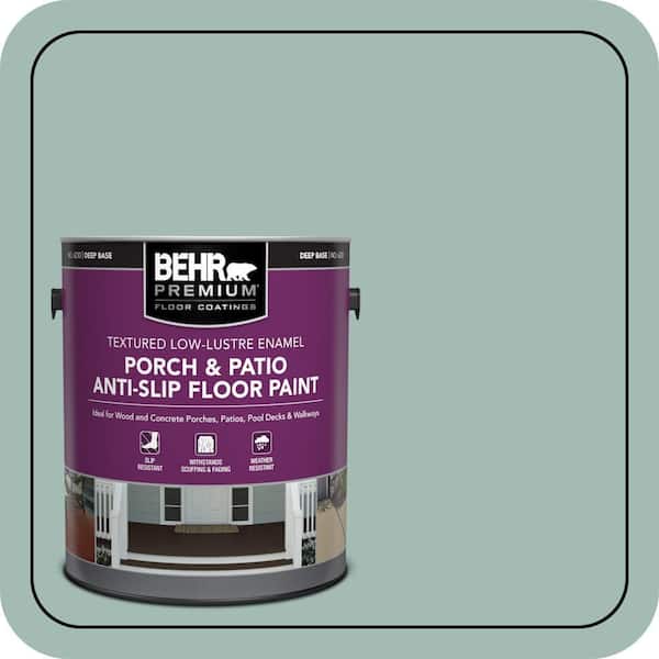 1 gal. #S430-3 Garden Twilight Textured Low-Lustre Enamel Interior/Exterior Porch and Patio Anti-Slip Floor Paint