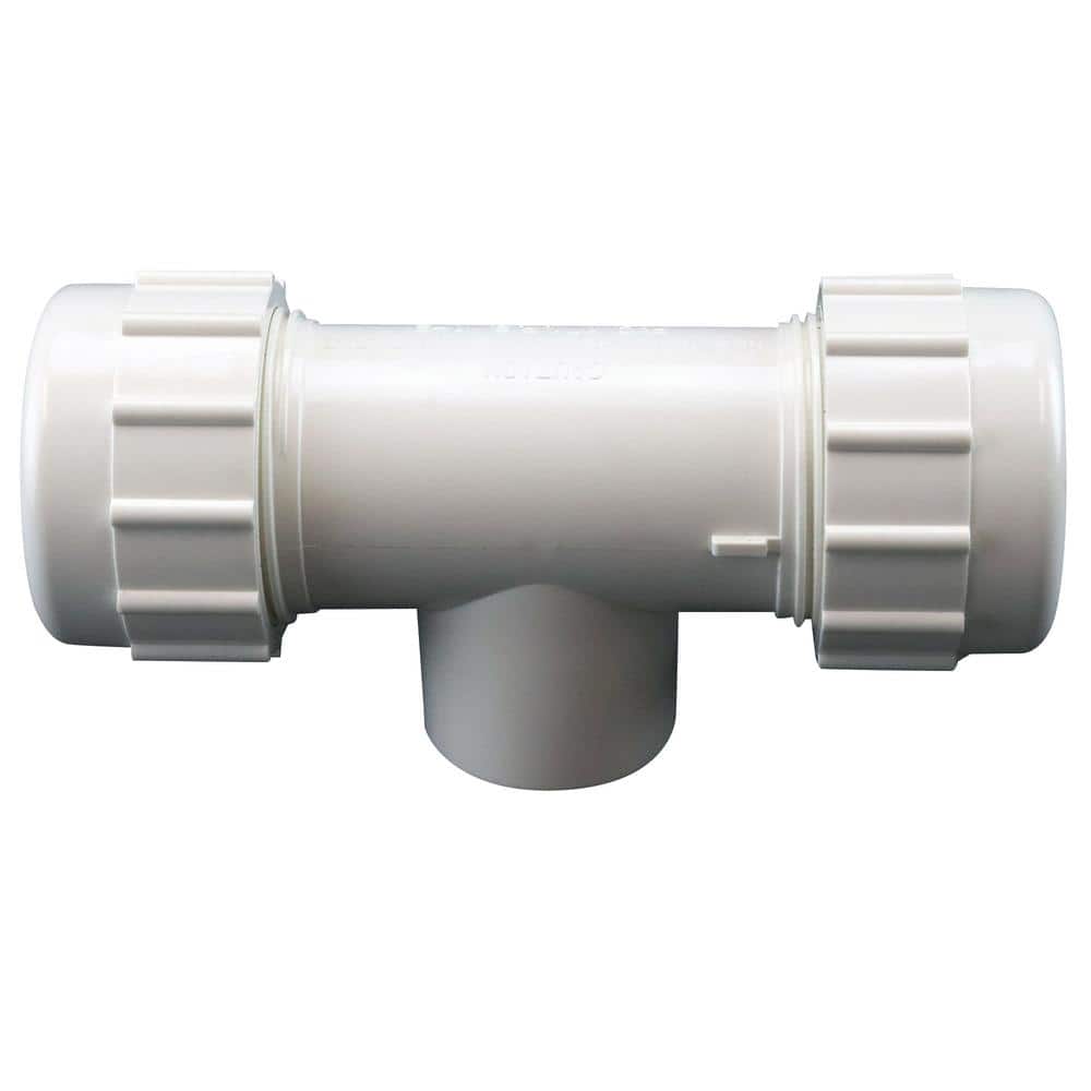 1 in. x 1 in. PVC Compression Tee Fitting with 1 in. FIP Branch price history on PriceWatchPro