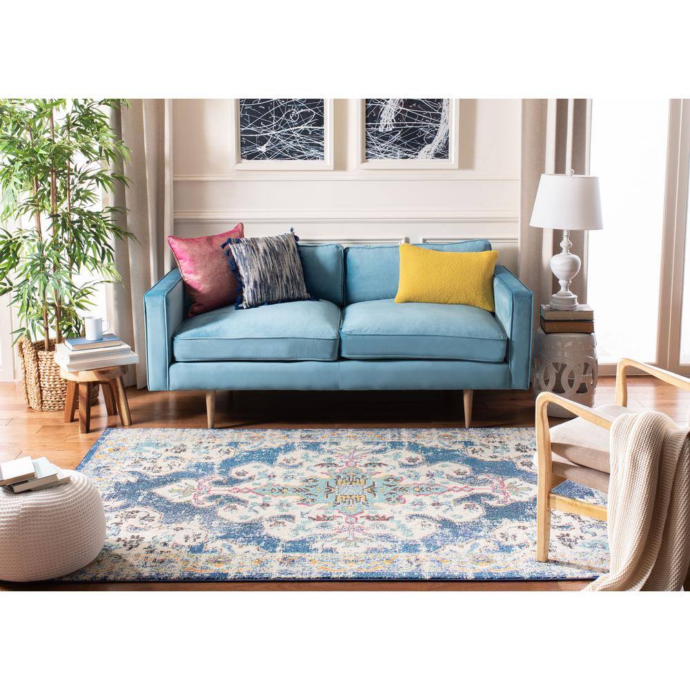Metro-Mod Gray 9' x 12' Hand-Knotted Synthetic Area Rug