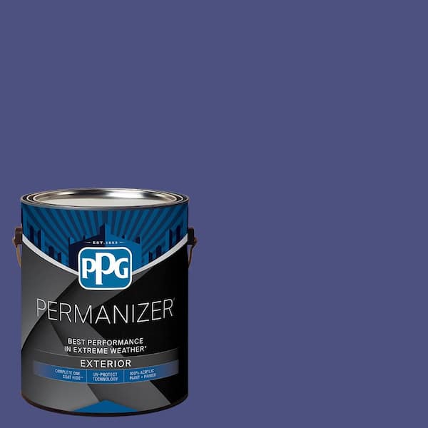 PERMANIZER 1 gal. PPG1170-7 Roman Violet Satin Exterior Paint