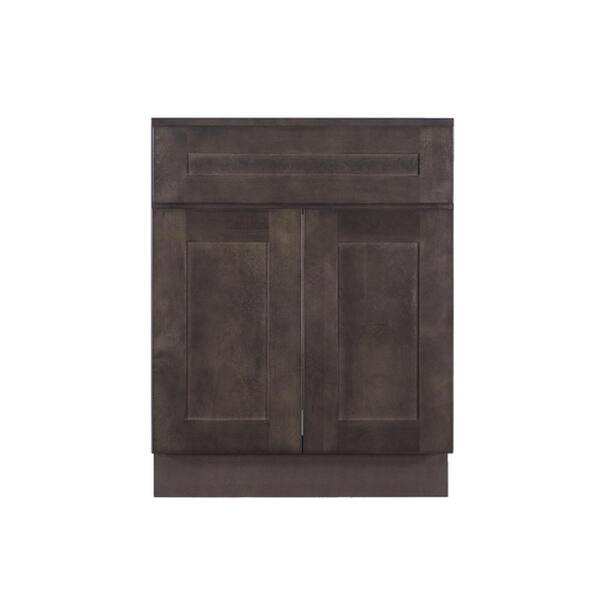 Lifeart Cabinetry Lancaster Shaker, 27 Inch Vanity Cabinet