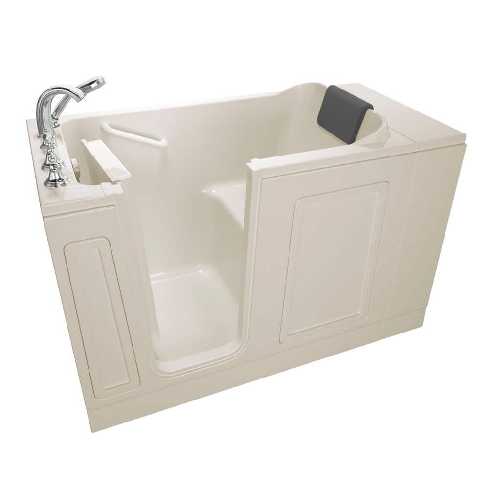 Acrylic Luxury Series 60 in. x 30 in. Left Hand Drain Walk-in Soaking Batht