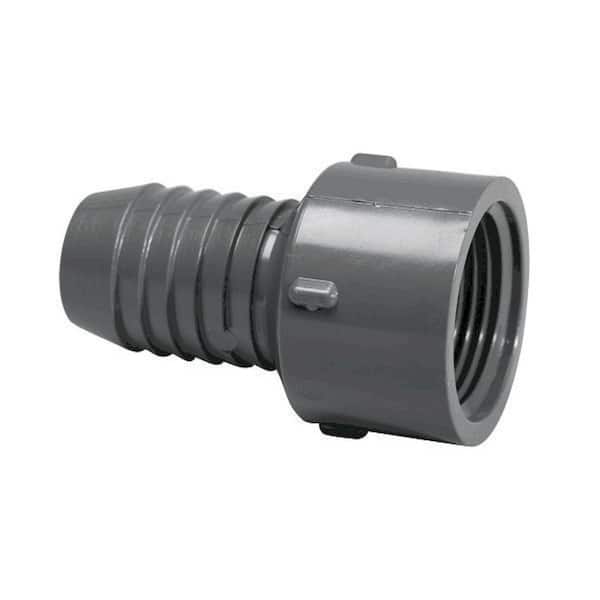 Unbranded 1 in. PVC Barb x FPT Insert Female Adapter