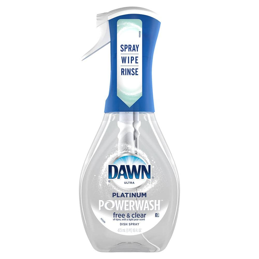 Dawn Platinum Powerwash Dishwashing Spray Bundle Fresh Scent 16 Oz Bottle -  Office Depot