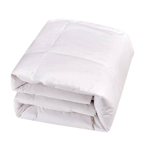 white feather blanket