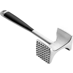 10 in. Professional Meat Tenderizer Mallet and Meat Pounder - Black