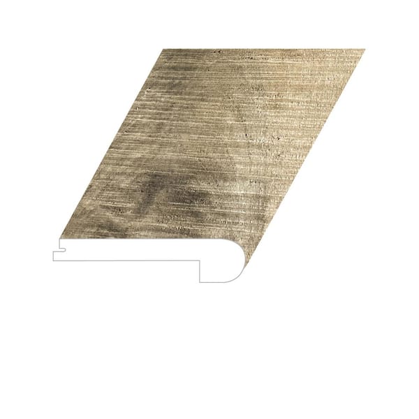 null Summa Natural Chestnut 1 in. T x 94.5 in. L x 4.5 in. W HDF Waterproof AC5 Click Lock Laminate Flush Stair Nose Molding