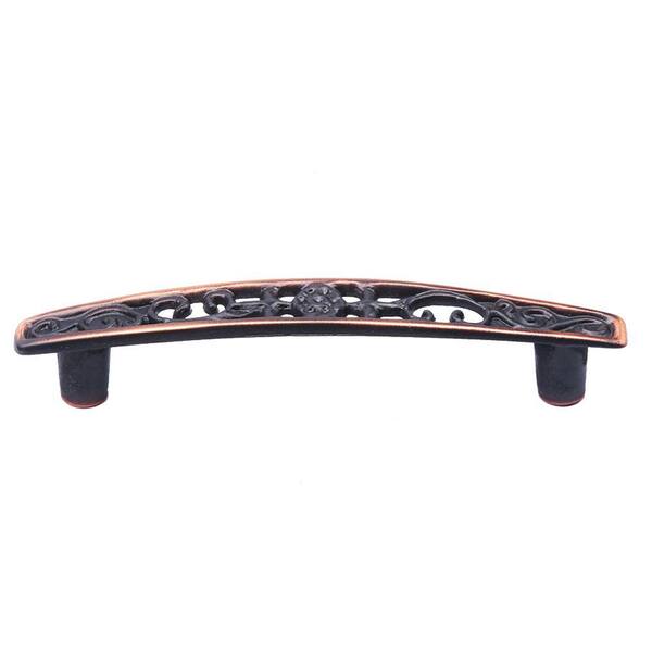 Rish 3.15 in. Rubbed Bronze Cabinet Hardware Center-to-Center Pull-DISCONTINUED